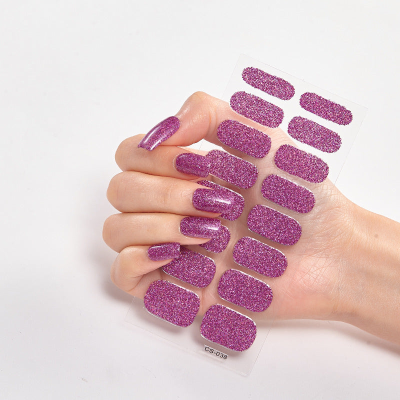 16 Solid Color Nail Stickers for Easy, Trendy Nail Art