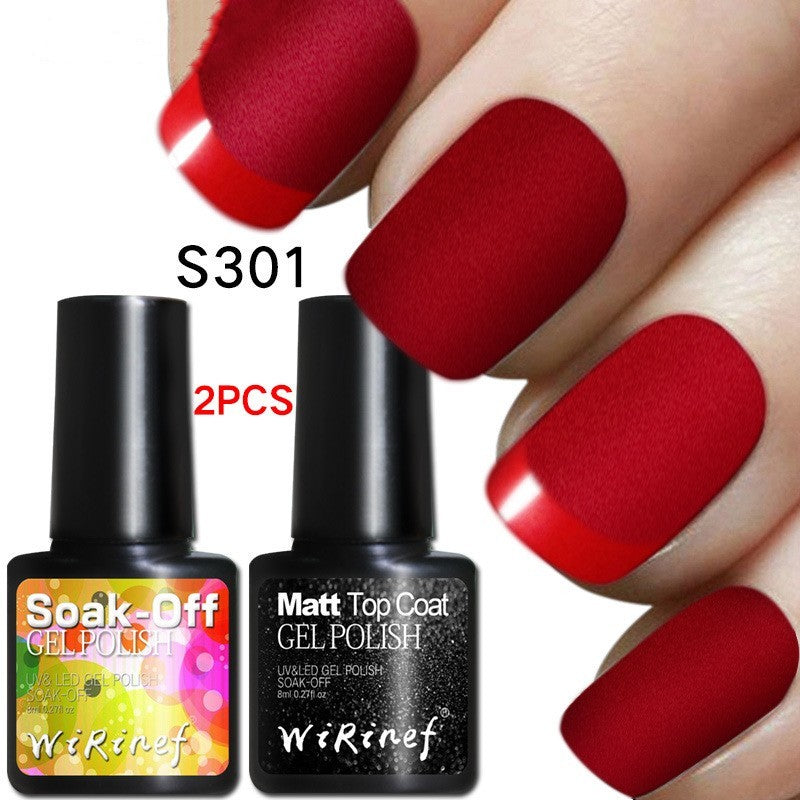 Frosted Seal Combination Nail Polish – Matte and Glossy Finish in One