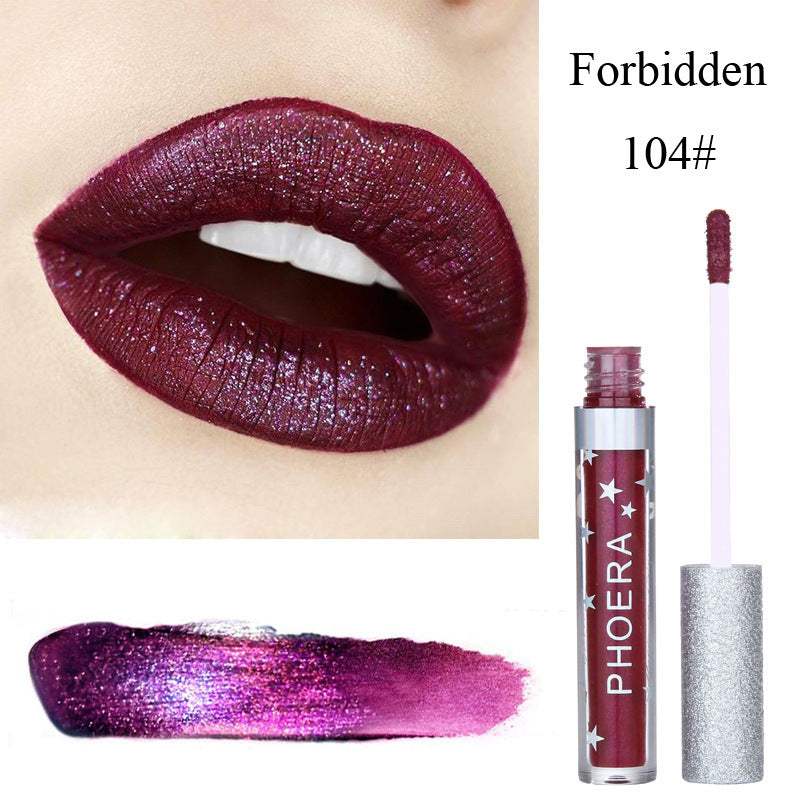 Moisturizing Candy Color Lip Gloss Waterproof Glitter Liquid Lipstick