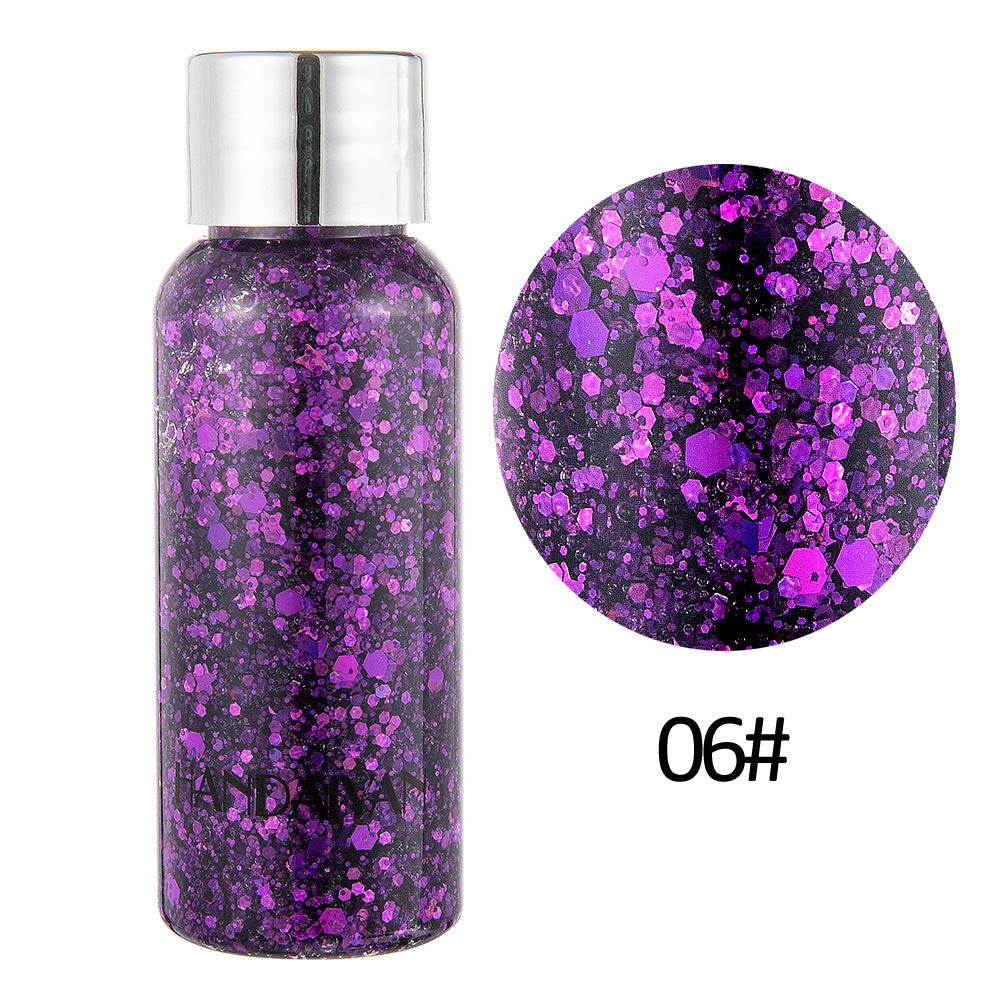 Eye Glitter Gel & Loose Sequins Cream – Sparkle for Hair, Body, Face