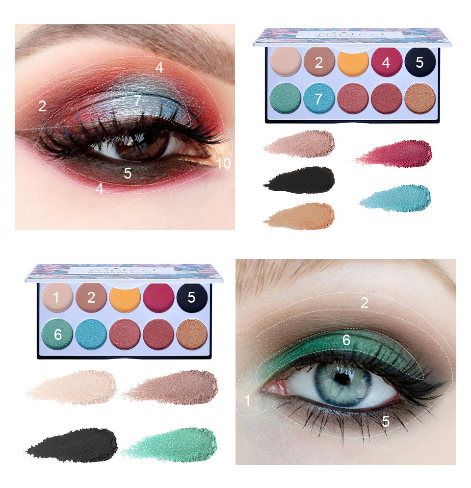 Waterproof Matte Eyeshadow Palette – Achieve Natural, Long-Wearing Eye Makeup Looks