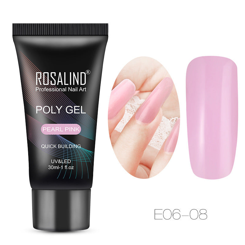 Long lasting crystal nail  gel enhancer for stunning, durable nails.