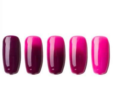 Temperature-Activated Color Changing Nail Polish for Dynamic Shades