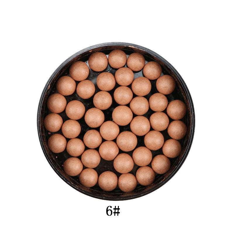 Pressed blush balls for bright, natural cheeks