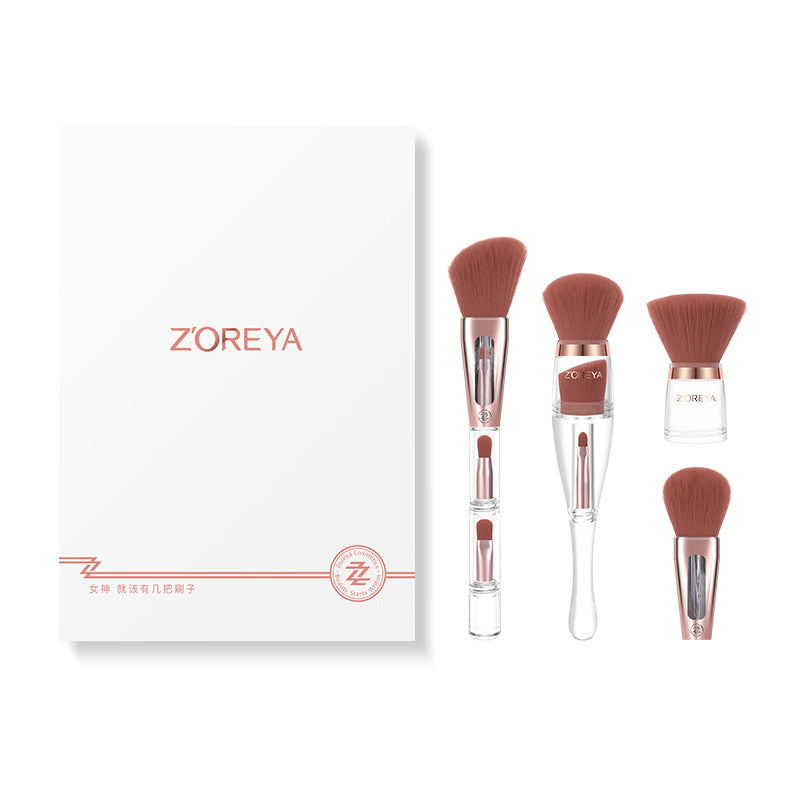 9-Piece Zhuoerya Makeup Brush Set for Flawless Application