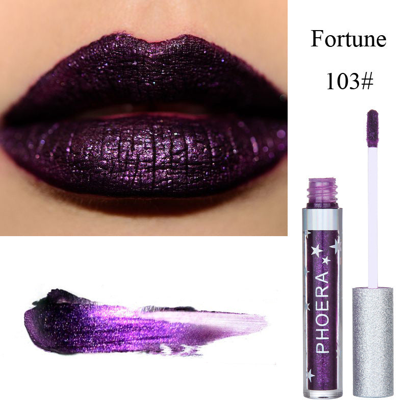 Moisturizing Candy Color Lip Gloss Waterproof Glitter Liquid Lipstick