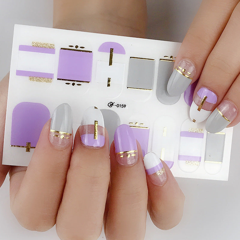 Imitation Nail Art Stickers – 3D Hot Nail Stickers for Creative Nail Designs