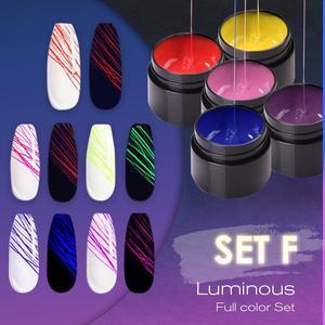 Luminous Spider Nail Gel – UV-Activated Nail Art Gel for Unique, Eye-Catching Manicure Designs