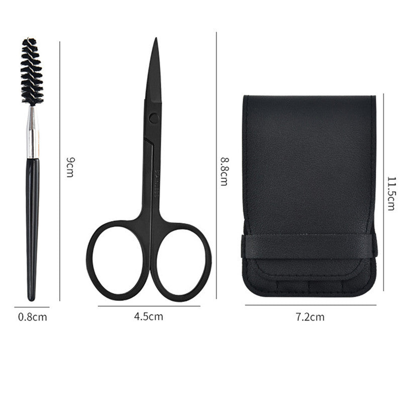 6-Piece Eyebrow Clip & Pliers Set with Eyebrow Brush – Precision Grooming for Perfect Brows