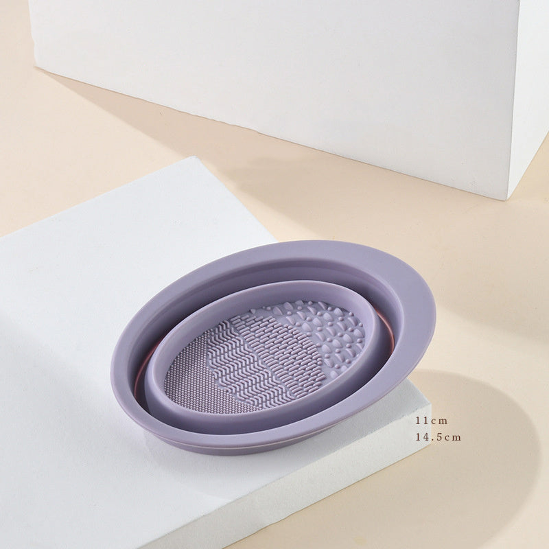 Efficient Makeup Brush Cleaning Bowl for Easy Brush Care and Hygiene