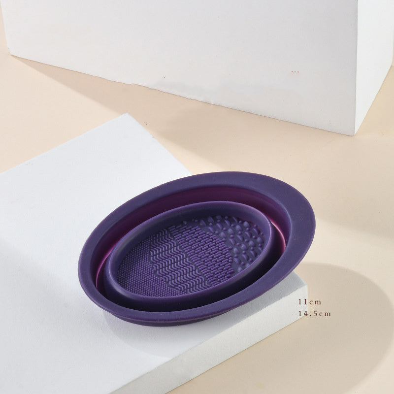 Efficient Makeup Brush Cleaning Bowl for Easy Brush Care and Hygiene