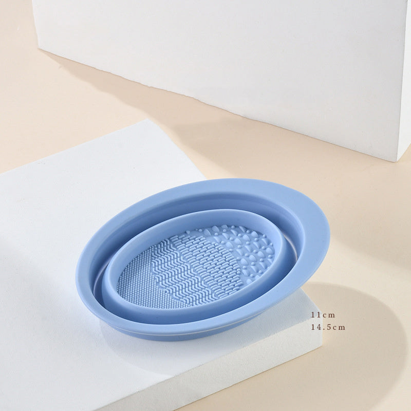 Efficient Makeup Brush Cleaning Bowl for Easy Brush Care and Hygiene