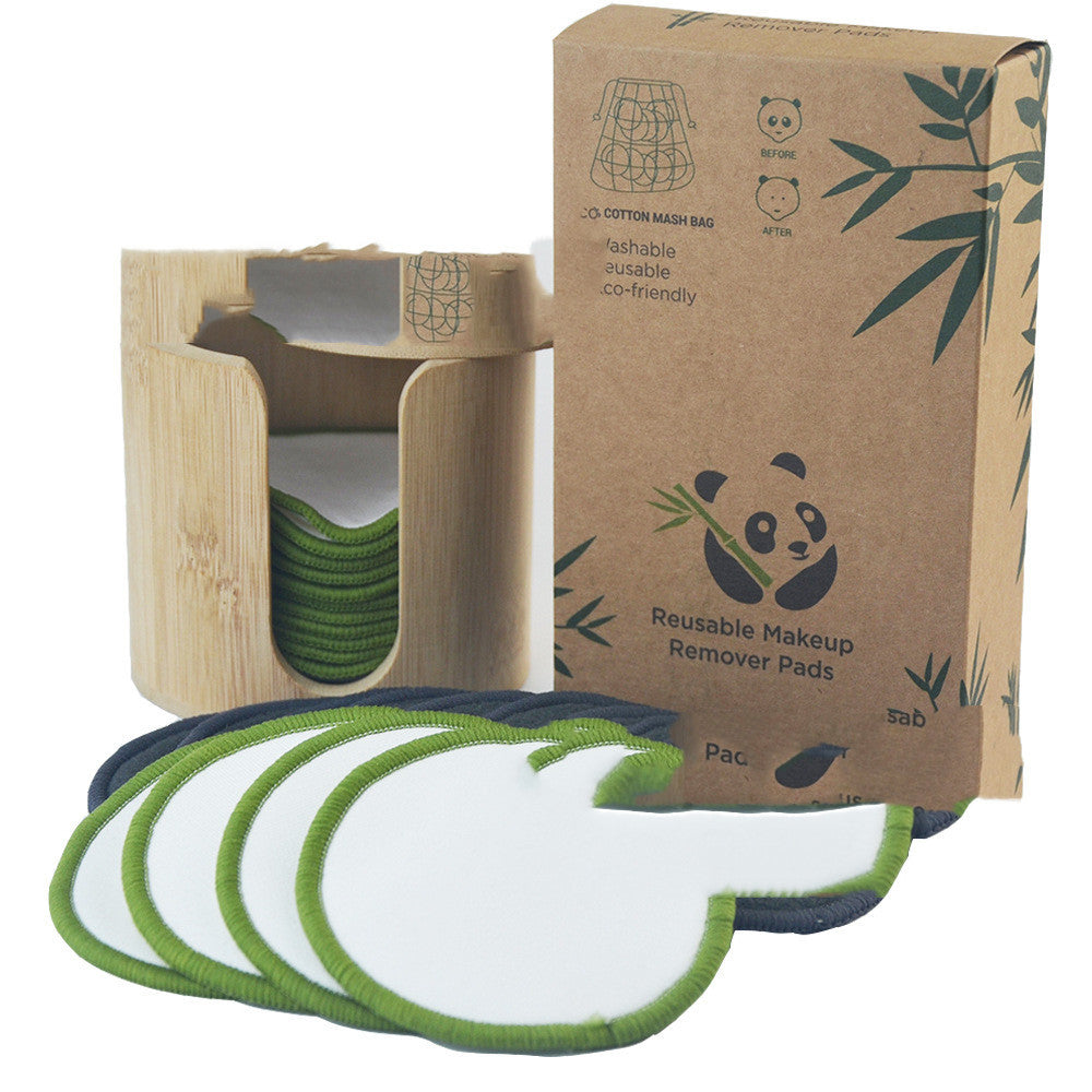 Eco-Friendly Bamboo Fiber Makeup Remover Set for Gentle Cleansing