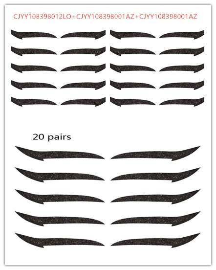 Effortless, Reusable Eyeliner Stickers for Precise and Long-Lasting Liner