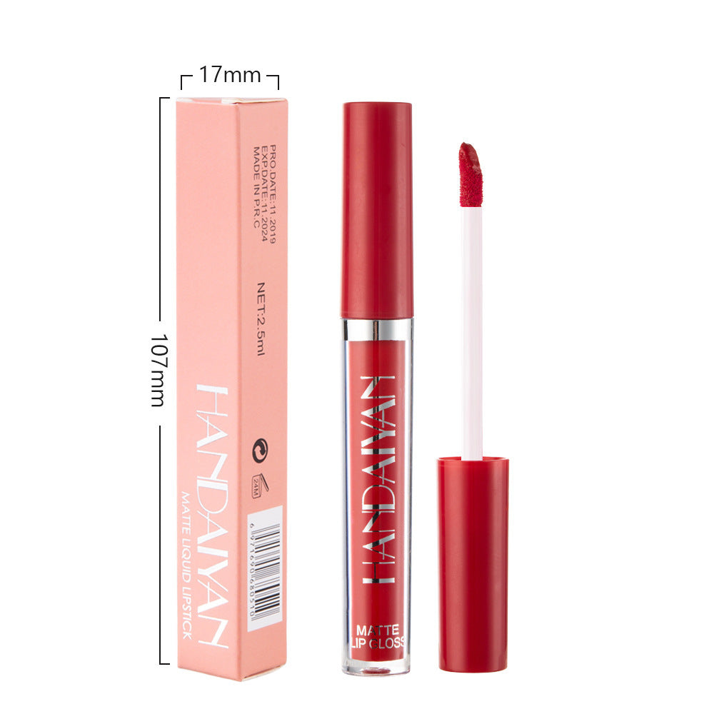 Matte Non-Stick Cup Lip Gloss – Smooth, Long-Wearing Matte Color with Non-Transfer Formula