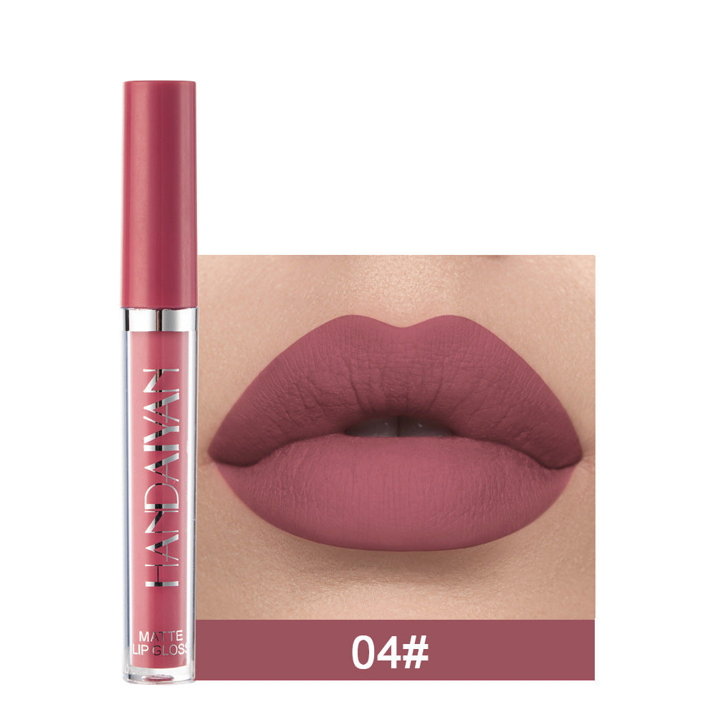 Matte Non-Stick Cup Lip Gloss – Smooth, Long-Wearing Matte Color with Non-Transfer Formula