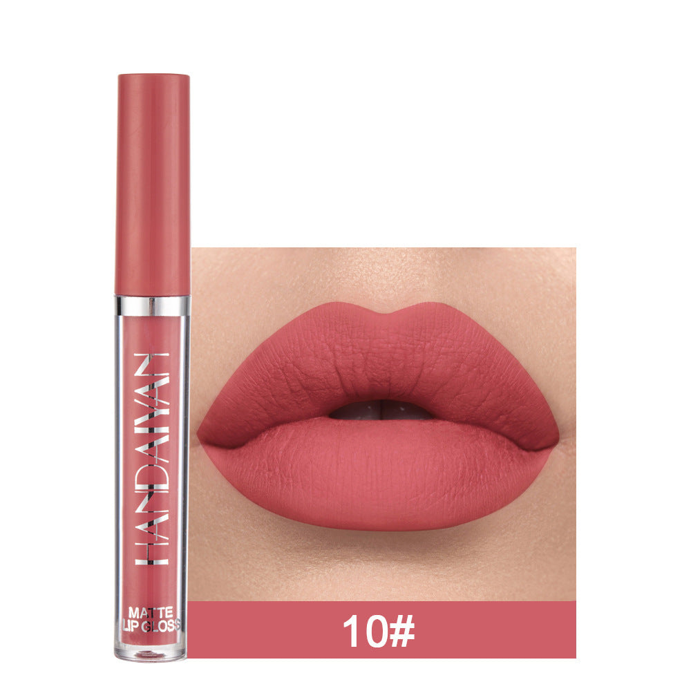 Matte Non-Stick Cup Lip Gloss – Smooth, Long-Wearing Matte Color with Non-Transfer Formula