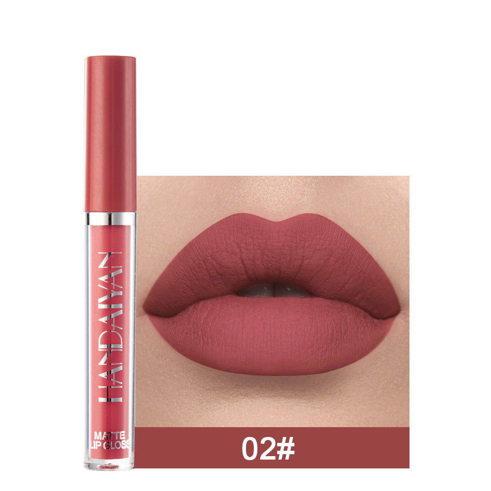 Matte Non-Stick Cup Lip Gloss – Smooth, Long-Wearing Matte Color with Non-Transfer Formula