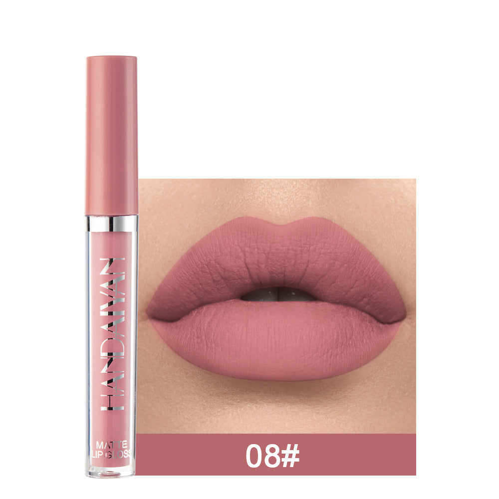 Matte Non-Stick Cup Lip Gloss – Smooth, Long-Wearing Matte Color with Non-Transfer Formula