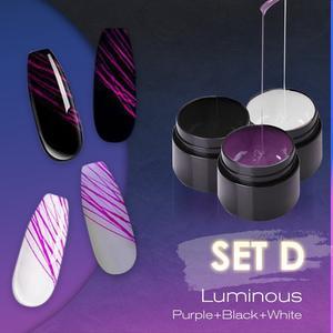 Luminous Spider Nail Gel – UV-Activated Nail Art Gel for Unique, Eye-Catching Manicure Designs