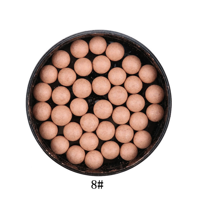 Pressed blush balls for bright, natural cheeks