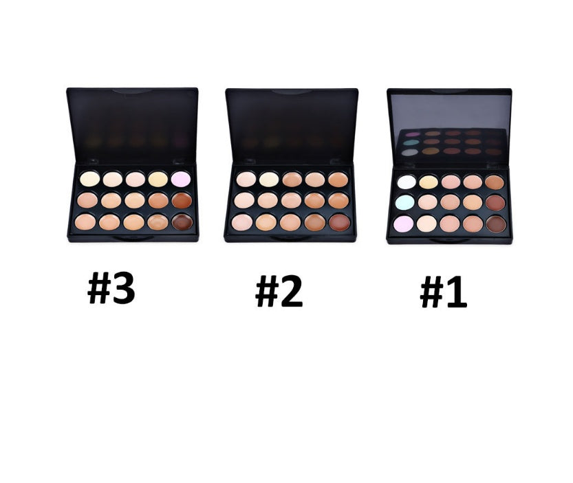 15-Color Concealer and Foundation Repairing Paste Set