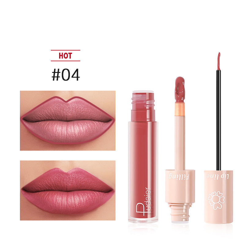 Dual-Action Lipstick and Gloss for Vibrant, Glossy Lips