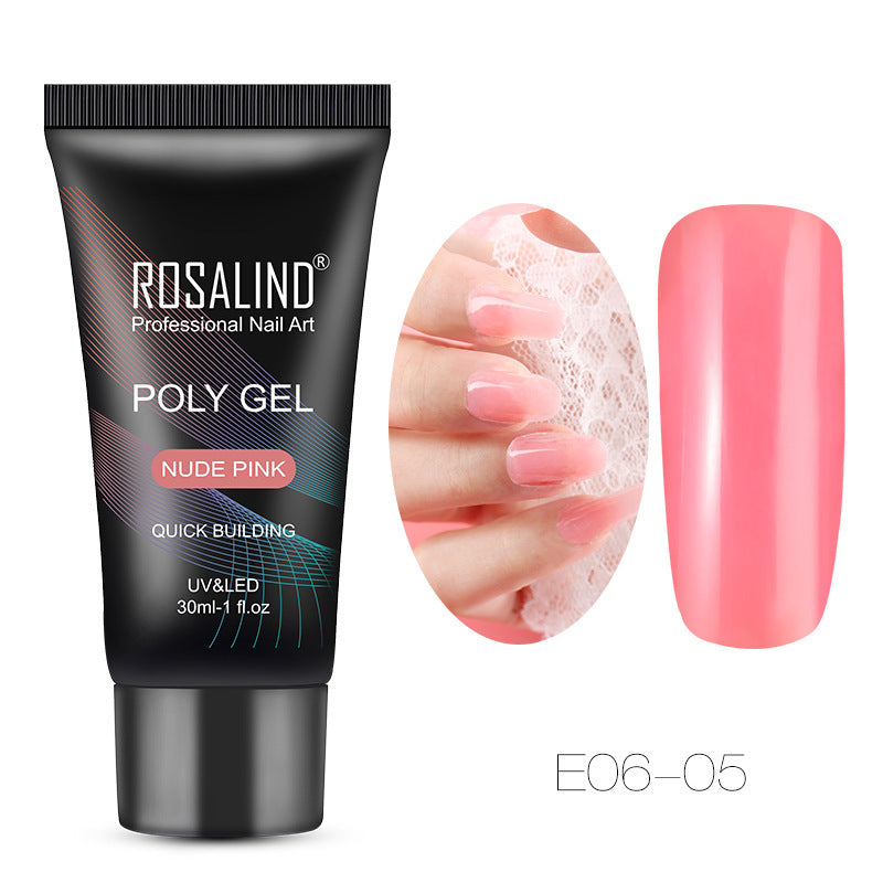 Long lasting crystal nail  gel enhancer for stunning, durable nails.