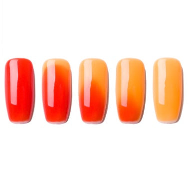 Temperature-Activated Color Changing Nail Polish for Dynamic Shades