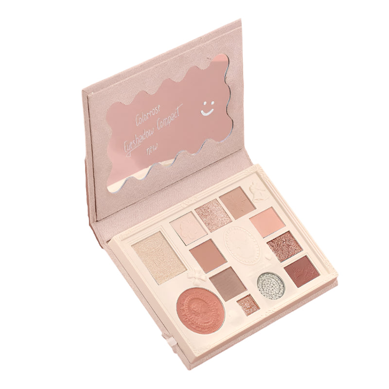 All-in-One Embossed Eyeshadow, Blush, and Highlighter Palette