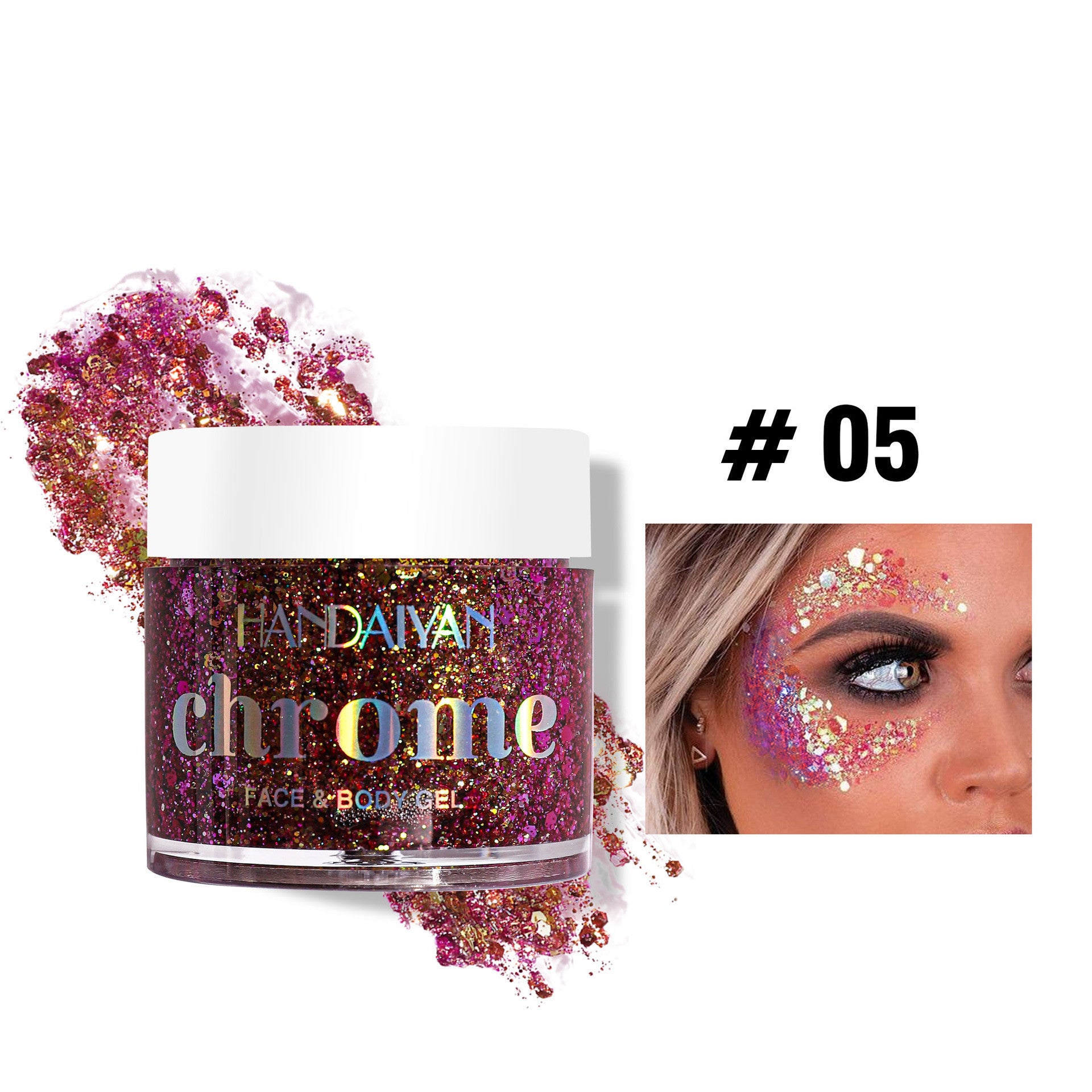 Color Changing Gel Sequin Eyeshadow  for a Stunning Eye Look