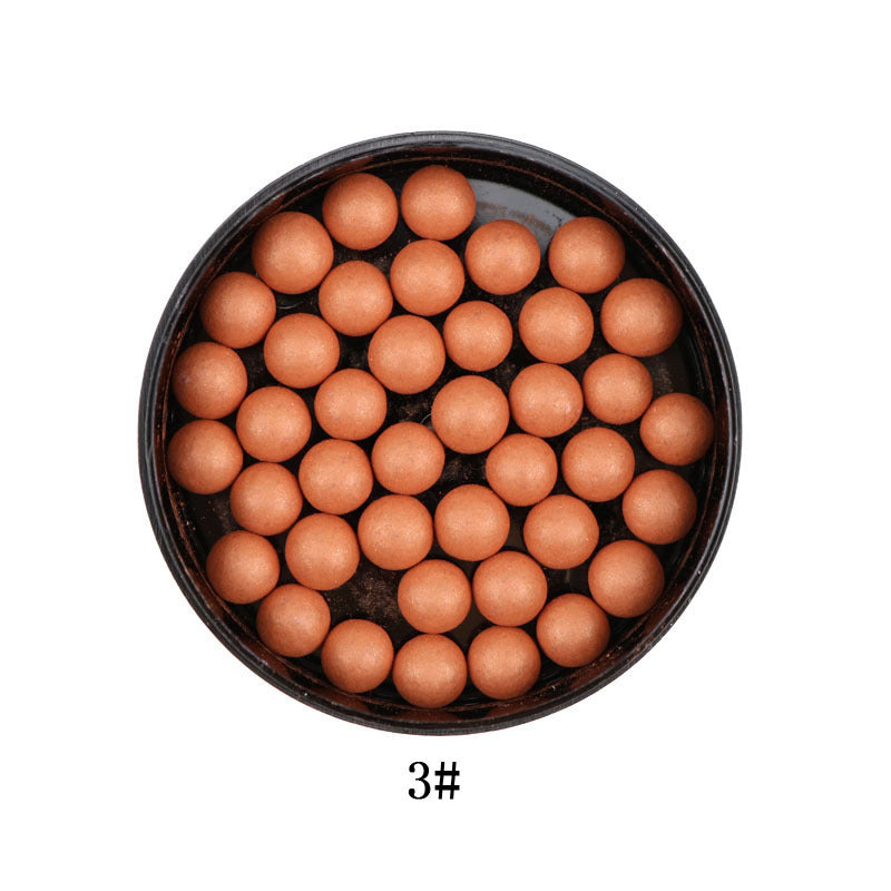 Pressed blush balls for bright, natural cheeks