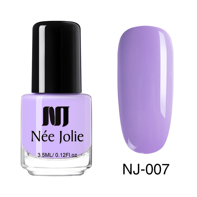 Liquid nail polish with a long-lasting, waterproof formula that lasts all day long.