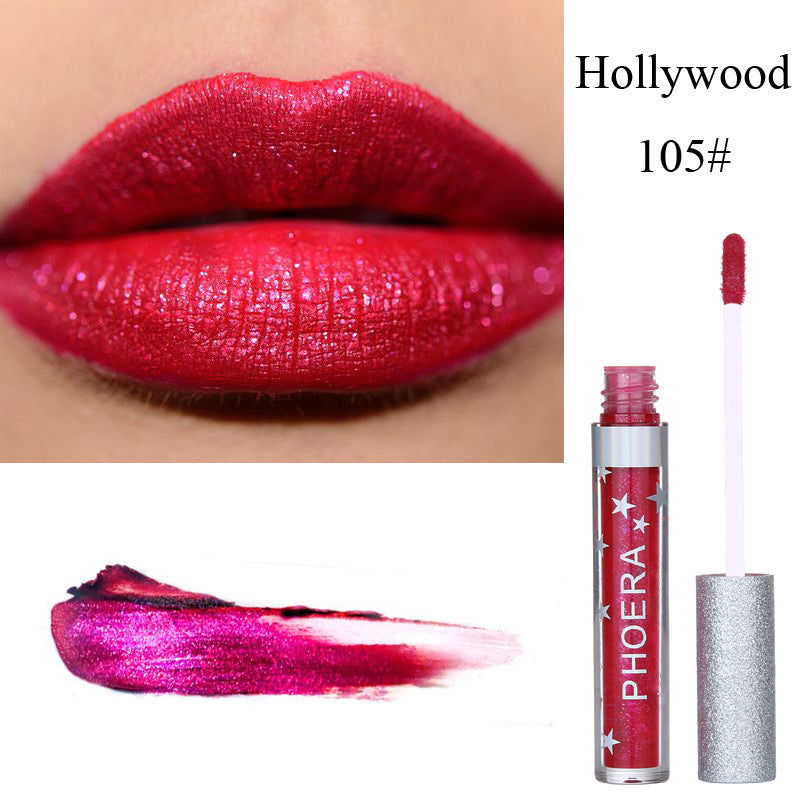 Moisturizing Candy Color Lip Gloss Waterproof Glitter Liquid Lipstick