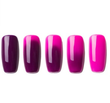 Temperature-Activated Color Changing Nail Polish for Dynamic Shades