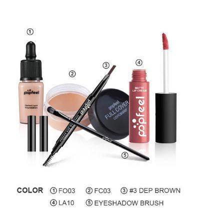 Complete 5-Piece Makeup Set for Flawless Looks