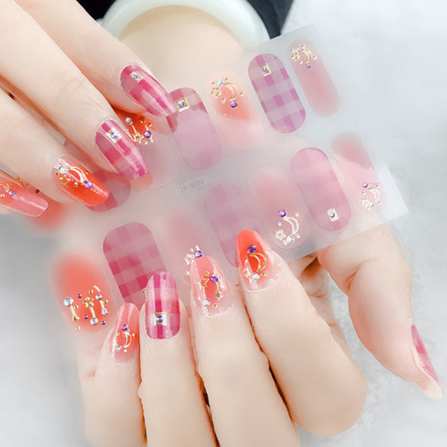 3D Stereo Full Waterproof Nail Stickers – Long Lasting