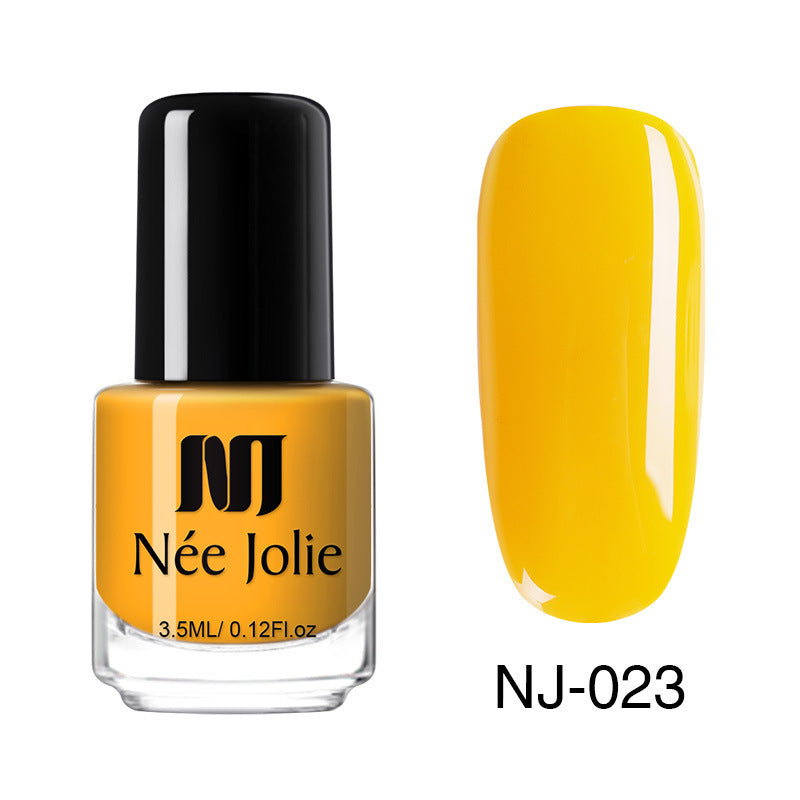 Liquid nail polish with a long-lasting, waterproof formula that lasts all day long.