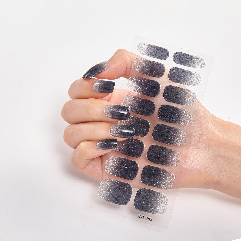 16 Solid Color Nail Stickers for Easy, Trendy Nail Art