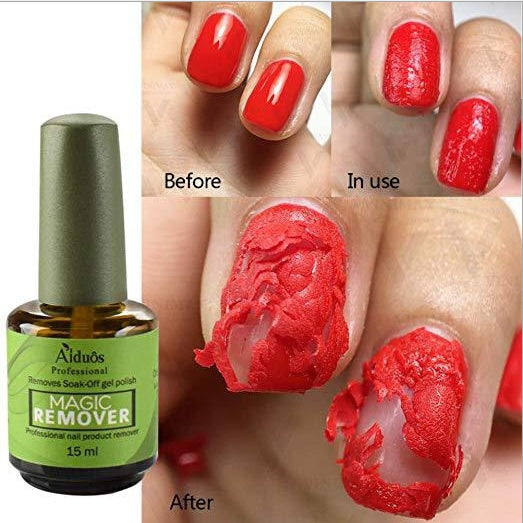 Fast Soak-Off Nail Polish Remover and Gel Degreaser Cleaner