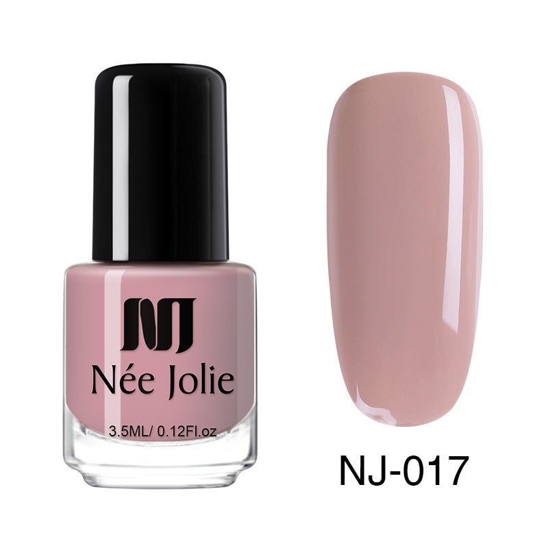 Liquid nail polish with a long-lasting, waterproof formula that lasts all day long.