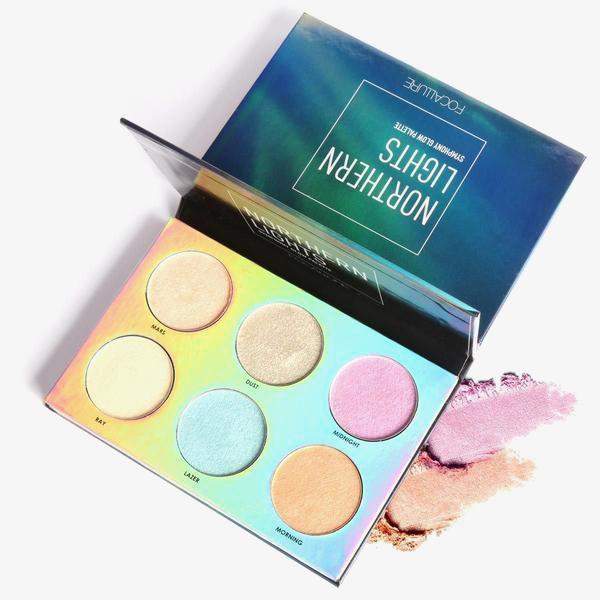 Northern Lights 6-Color Glow Bronzer Palette – Radiant Glow for Every Skin Tone