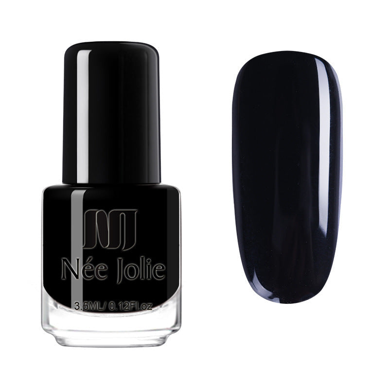 Liquid nail polish with a long-lasting, waterproof formula that lasts all day long.