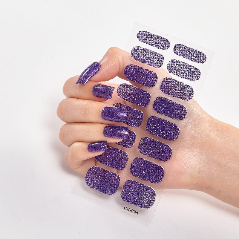 16 Solid Color Nail Stickers for Easy, Trendy Nail Art