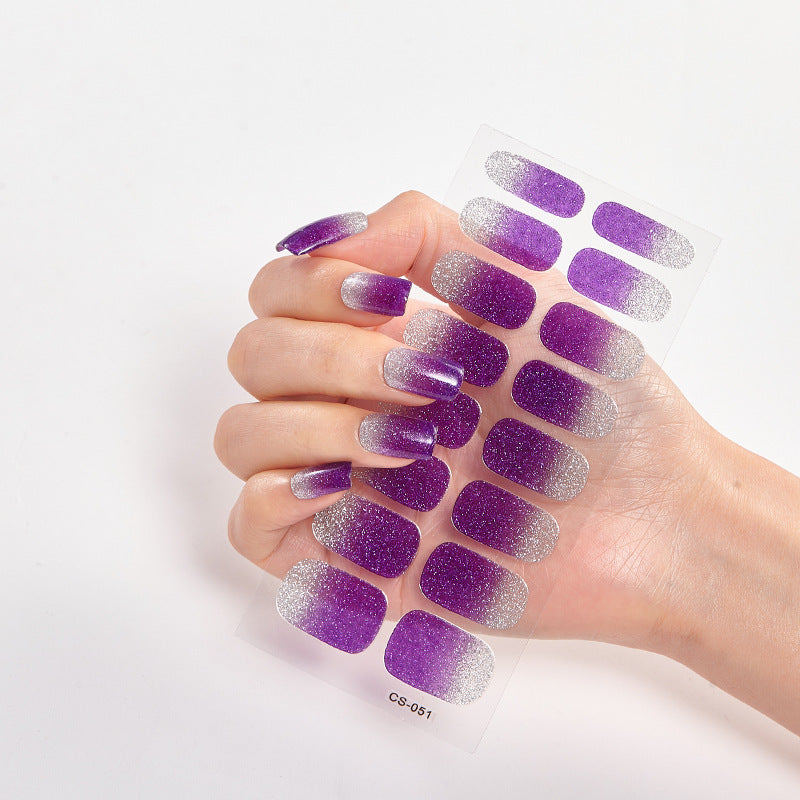 16 Solid Color Nail Stickers for Easy, Trendy Nail Art