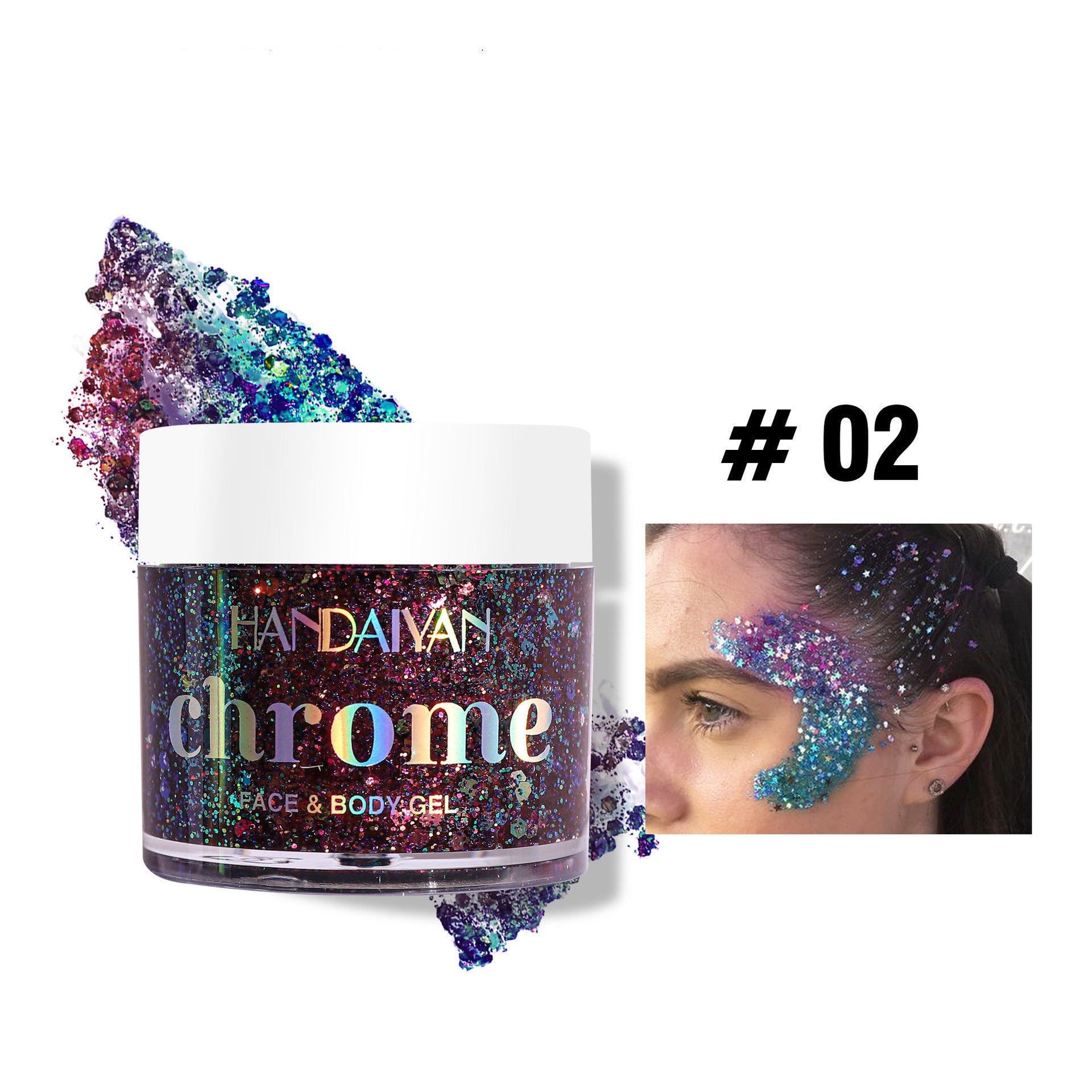 Color Changing Gel Sequin Eyeshadow  for a Stunning Eye Look