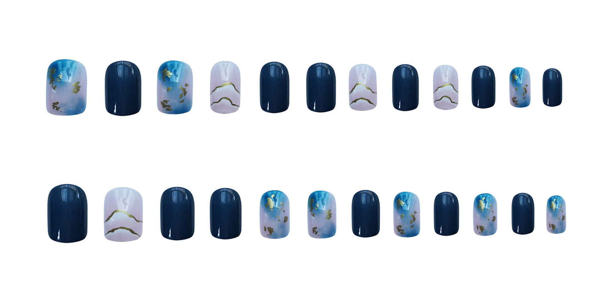 Instant Manicure Fake Nail Stickers for Quick, Durable Nail Art