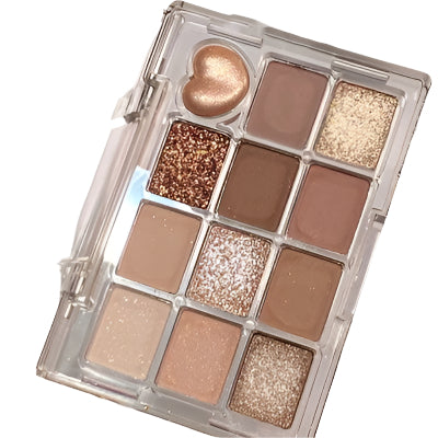 Twelve Color Earth Tone Eye Shadow Palette for Stunning Eye Looks