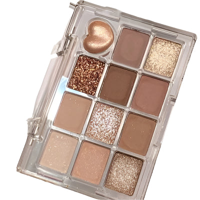 Twelve Color Earth Tone Eye Shadow Palette for Stunning Eye Looks