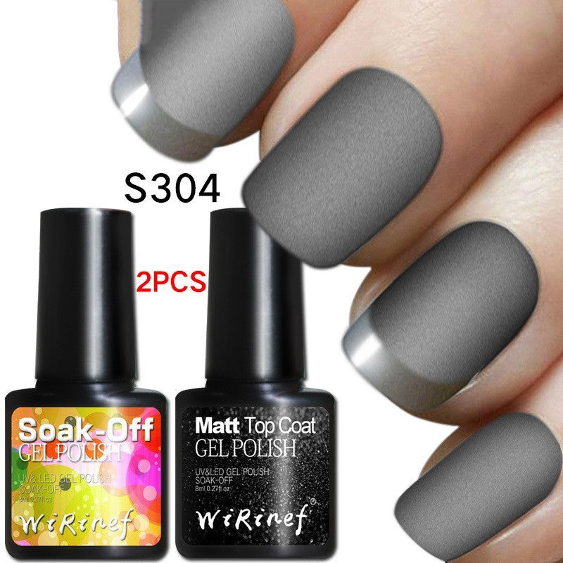 Frosted Seal Combination Nail Polish – Matte and Glossy Finish in One